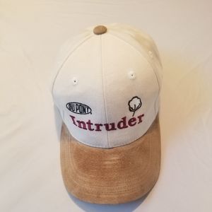 White beige baseball cap